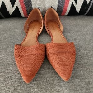 Madewell Suede Flats 7.5